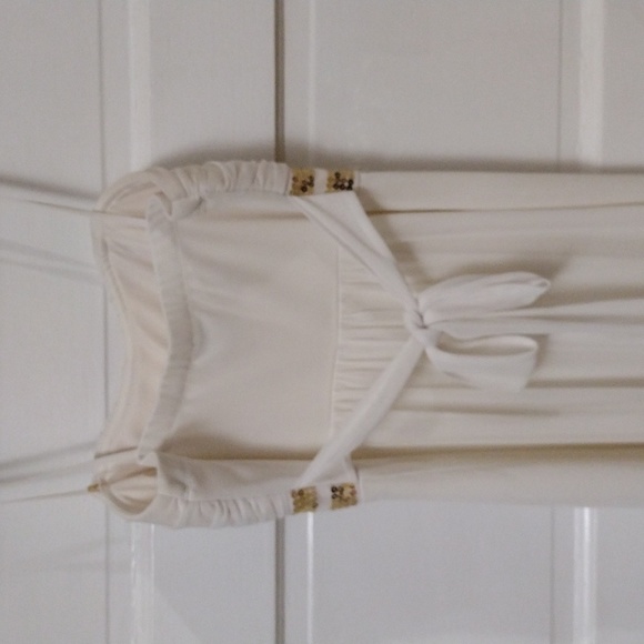 Sweet Storm Women's Dress Size M Spaghetti Straps Cream Color - Picture 6 of 10